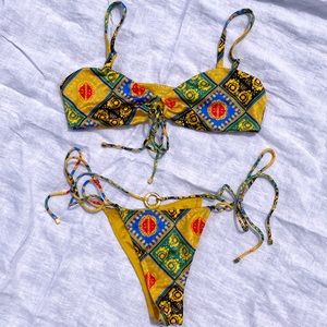 Sommer Swim bikini set. Top and bottom both size Small. Sold as a set :)
